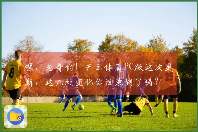 嘿，老哥们！开云体育PC版这次更新，这几处变化你注意到了吗？